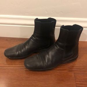 Prada leather boots